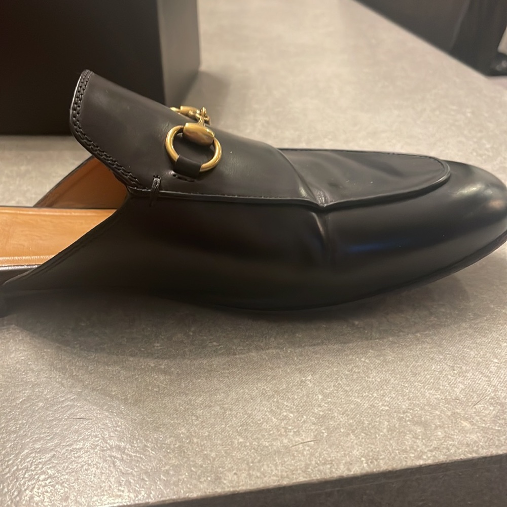 Gucci Princetown Horsebit Black Leather Round Toe Loafers. Used. - Picture 8 of 16